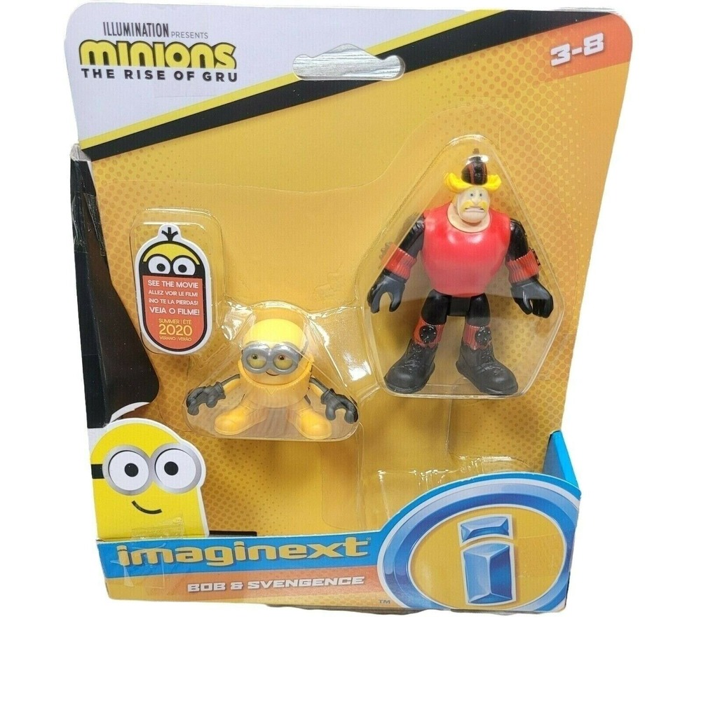 Imaginext Minions The Rise of Gru Bob and Svengence Figures GNP23 Yellow Red New